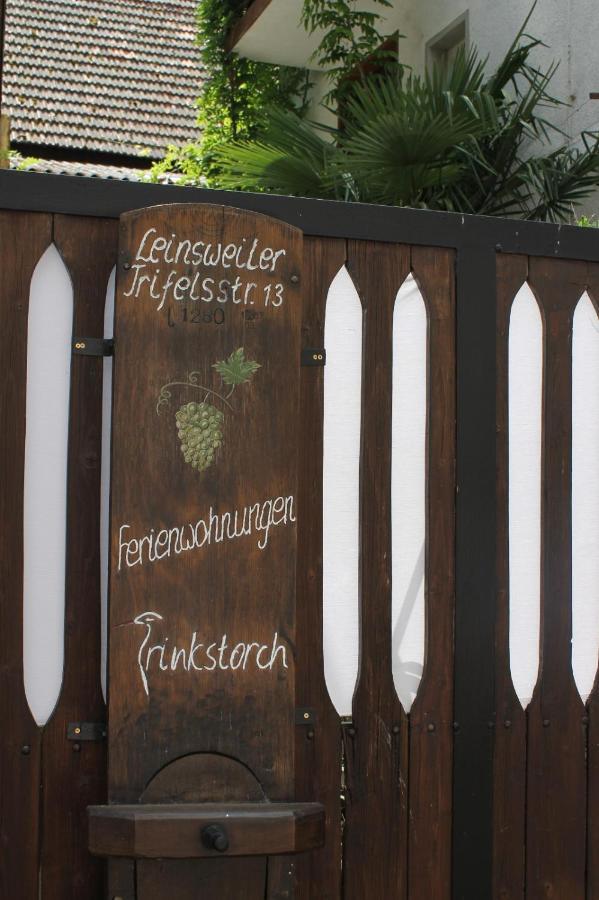Feriengut Zum Trinkstorch Apartment Leinsweiler Luaran gambar